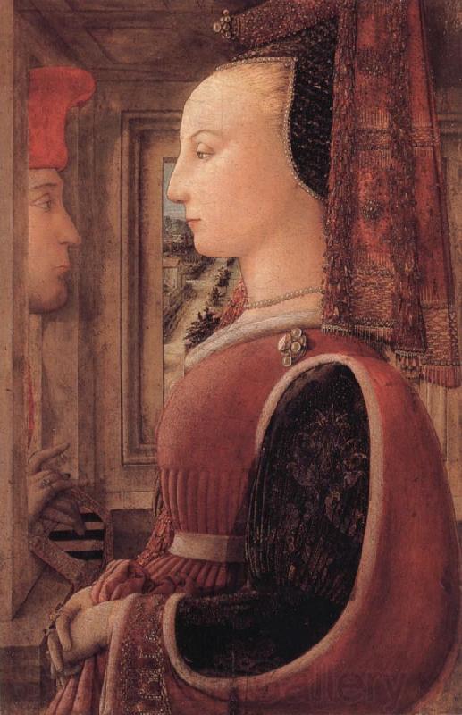 Fra Filippo Lippi Portrait of a Woman with a Man at a Casement